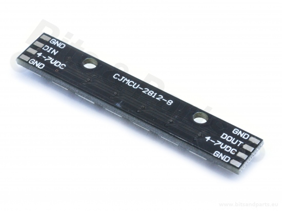 LED Stick NeoPixel - 8x WS2812 5050 RGB LEDs met drivers 
